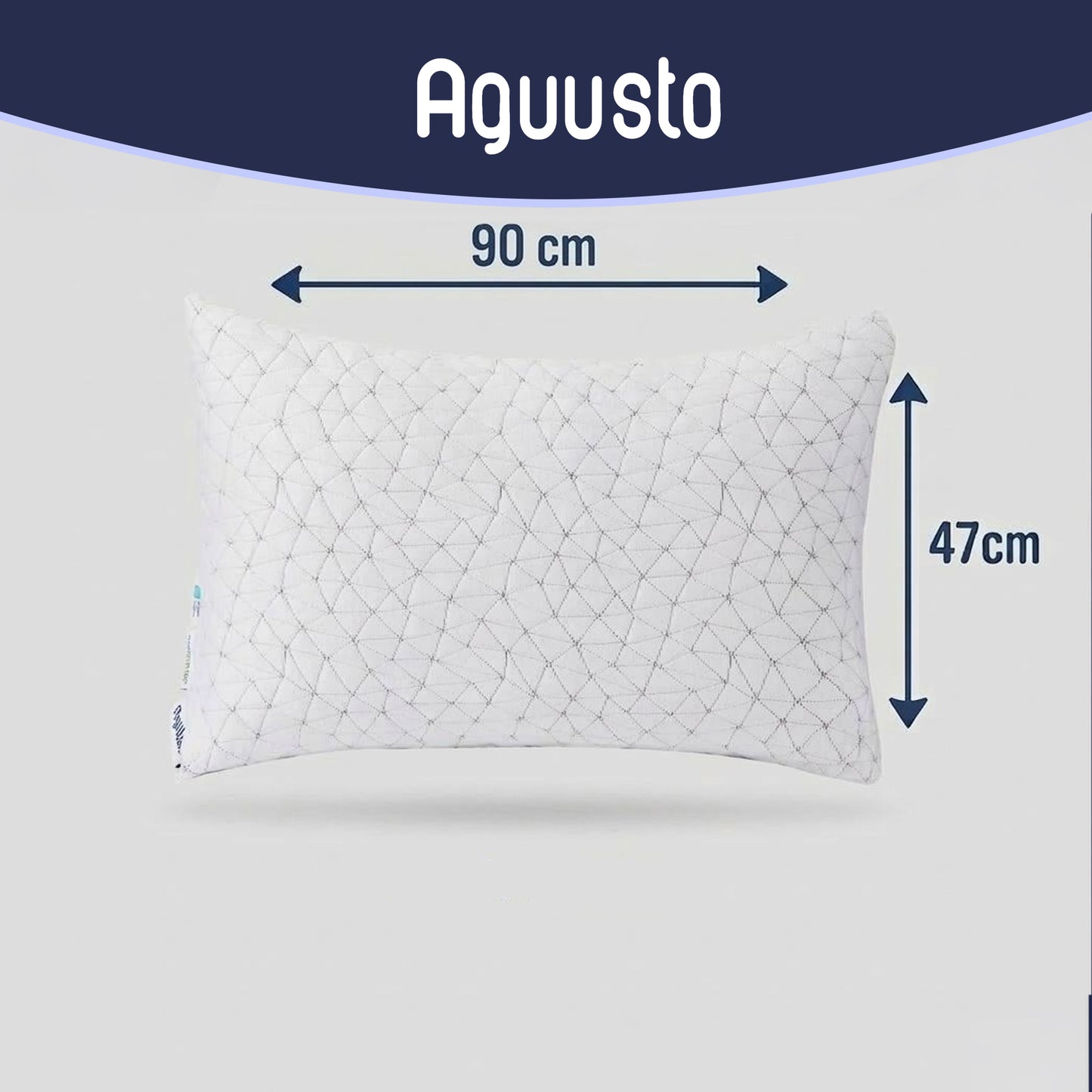 Almohada de Gel Viscoelástica Premium 90cm - Augusto Matrimonial